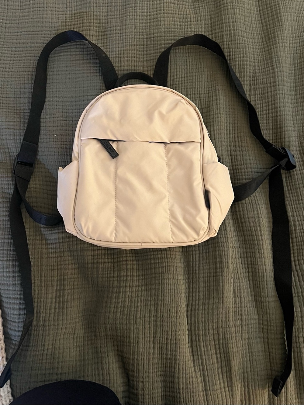 Calpak mini Luka backpack in oatmeal color